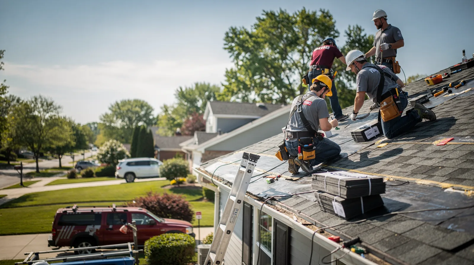 Roof Repair in La Rose, IL around you